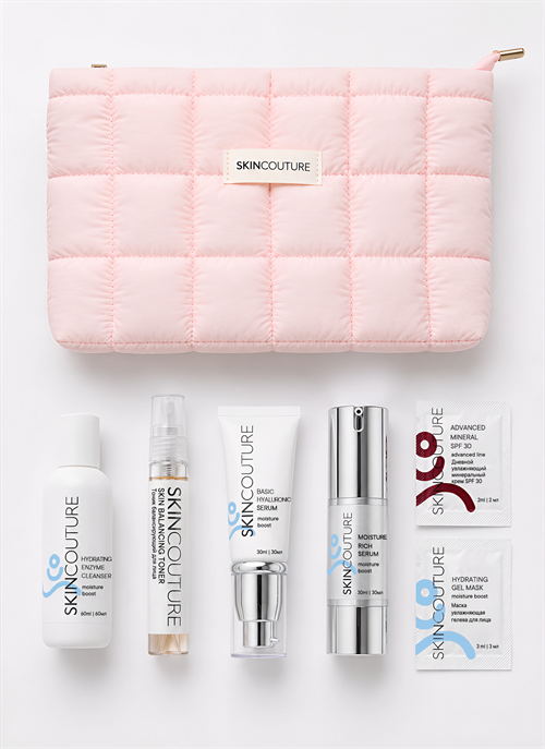 Товар "Набор в косметичке "Бархатная кожа"" SKINCOUTURE